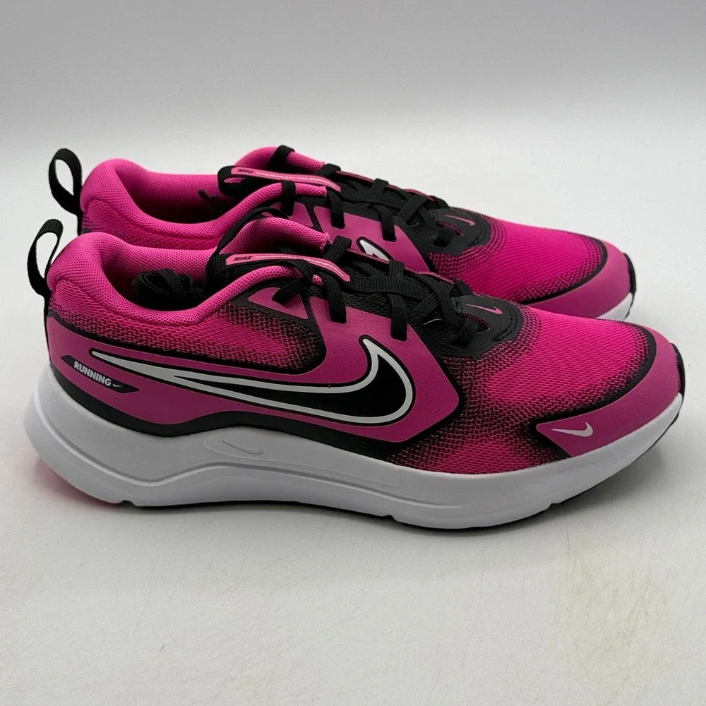 Nike Cosmic Runner Shoes Youth Size 7Y Laser Fuchsia Black Running HM4402-602